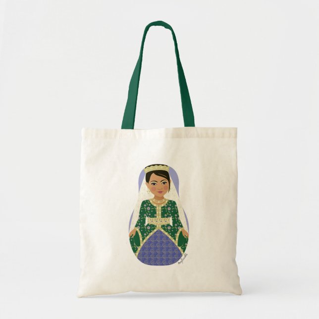Moroccan Bride Matryoshka Bag Tygkasse (Framsidan)