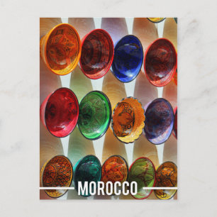 Moroccan Ceramic Tallrikar Vykort