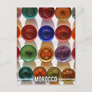 Moroccan Ceramic Tallrikar Vykort