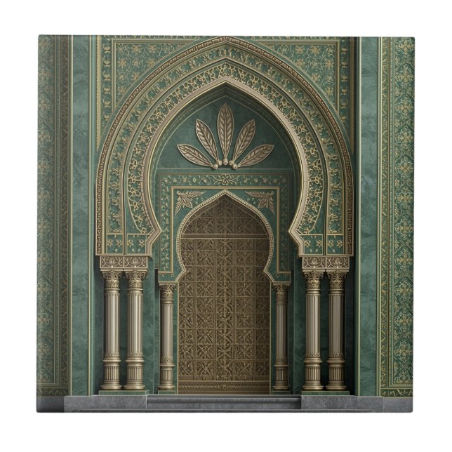 Moroccan Ceramic Tile – Decorative Home Décor  Kakelplatta (Framsidan)