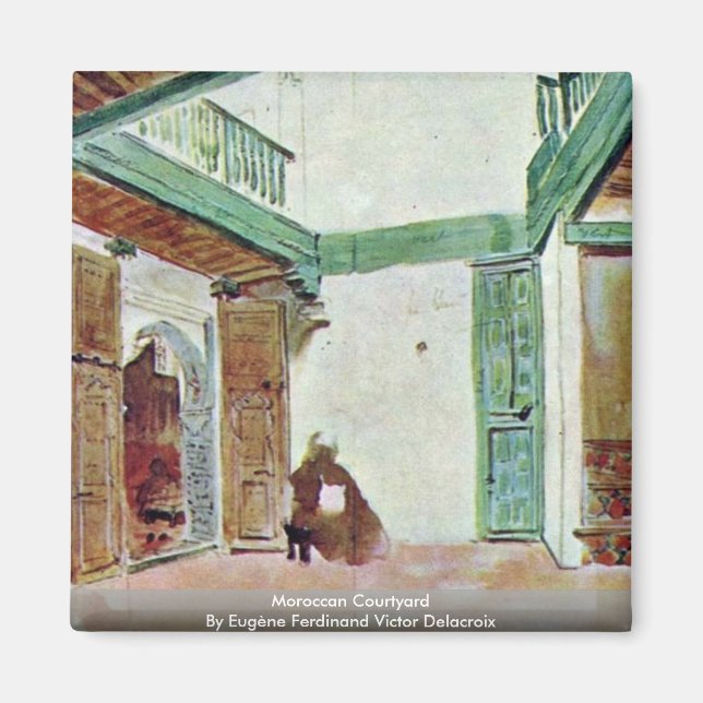 Moroccan Courtyard Magnet (Framsidan)