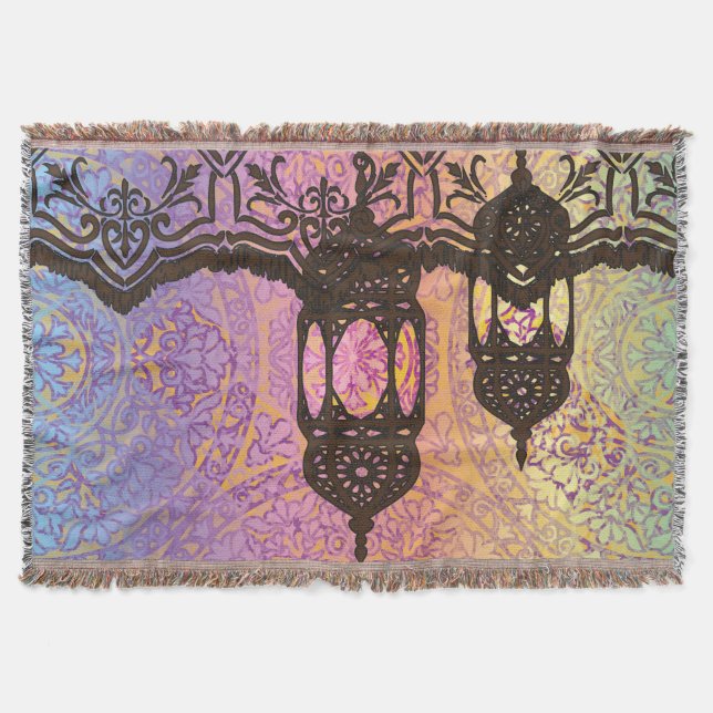 Moroccan Dream - Throw Blanket Filt (Framsidan)