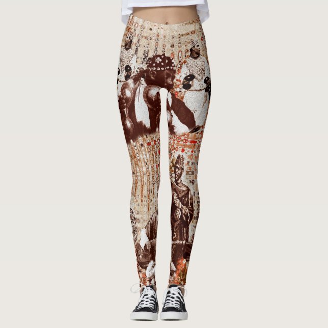 Moroccan Feast V4 Leggings (Framsida)