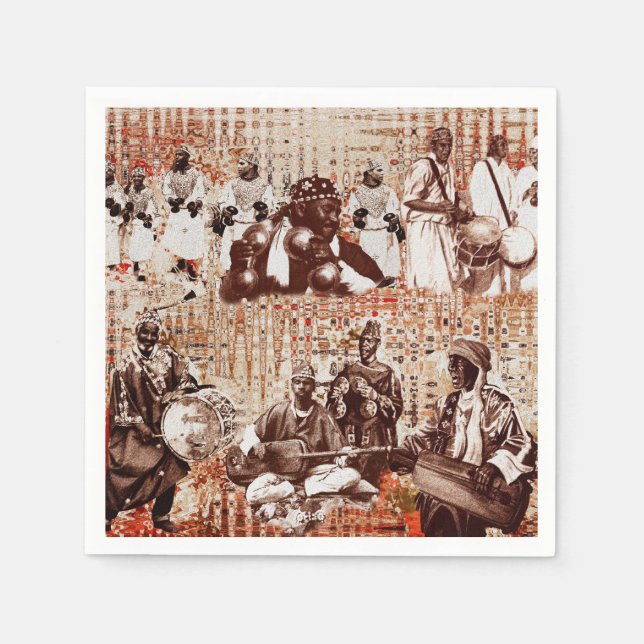 Moroccan Feast V4 Pappersservett (Framsidan)