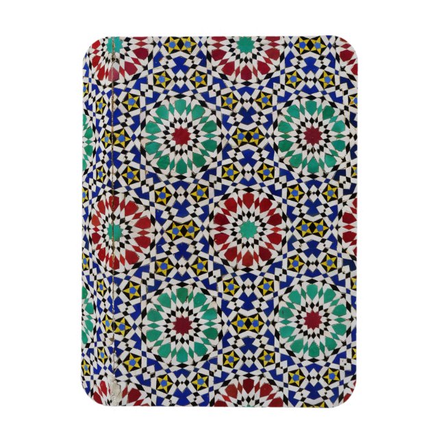 Moroccan Fez Tile, Fès, ف ـ ا س, Maroc Magnet (Vertikal)