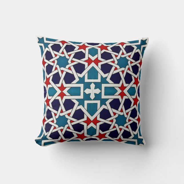 Moroccan Geometric Dekorativ kudde ، Timless Elega (Framsida)
