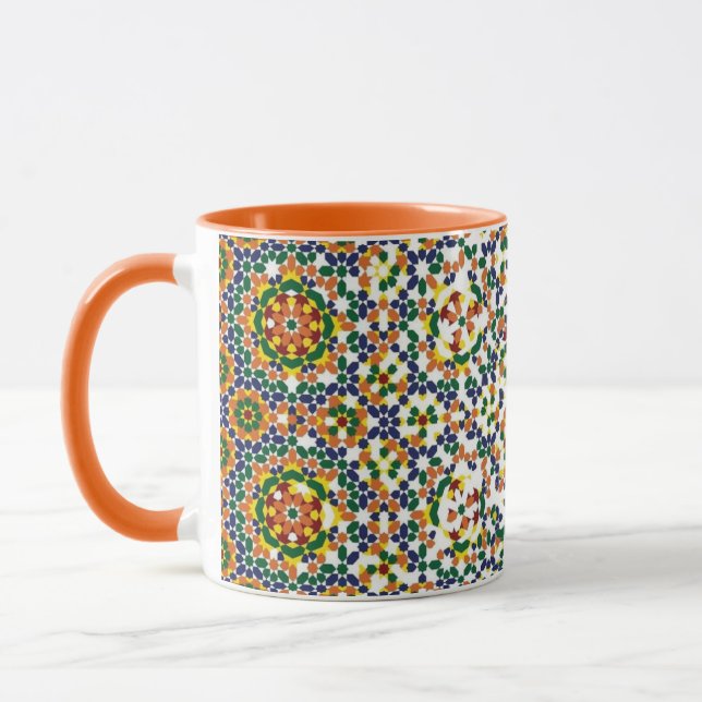 Moroccan Geometric Pattern Mugg (Vänster)