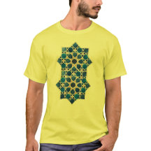 Moroccan Islamic Geometric Star Pattern Watercolor