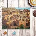 Moroccan Kasbah Desert City Puzzle Pussel<br><div class="desc">Pussel med en stad i Marockos öken. Med så många matchande färg och formar en utmaning för extra!</div>
