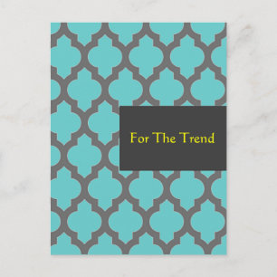 Moroccan Lattice - vycard Turcos Vykort