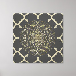 Moroccan Mandala - Wrapped Canvas