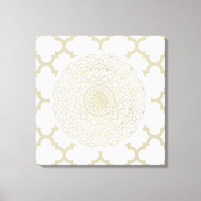 Moroccan Mandala - Wrapped Canvas (Framsida)