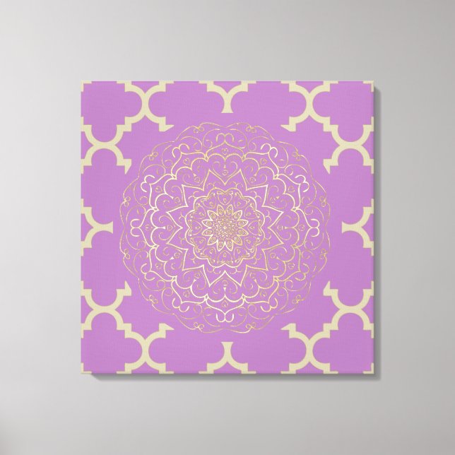 Moroccan Mandala - Wrapped Canvas (Framsida)