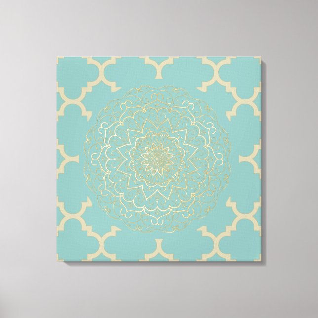 Moroccan Mandala - Wrapped Canvas (Framsida)