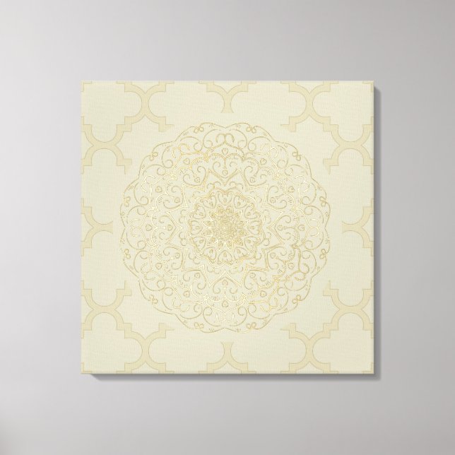 Moroccan Mandala - Wrapped Canvas (Framsida)