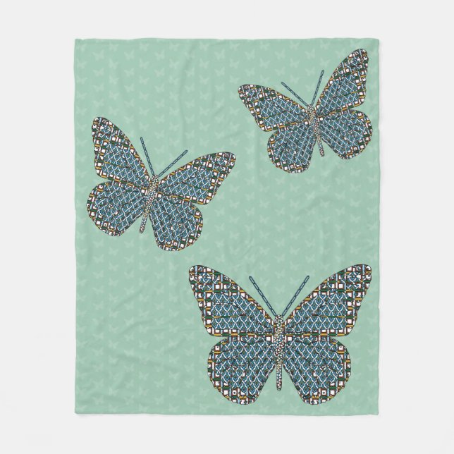 Moroccan Monarch Fleece Blanket (Framsidan)