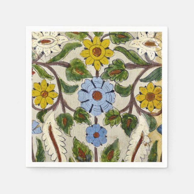 Moroccan Mosaic Cocktail Napkins Pappersservett (Framsidan)