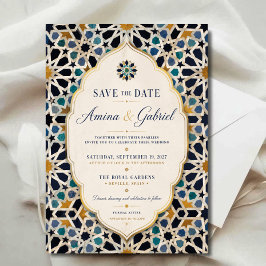  Moroccan Mosaic Elegant Mediterranean  Spara Datumet