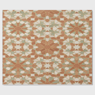 Moroccan Mosaic Star Gift Wrap Presentpapper