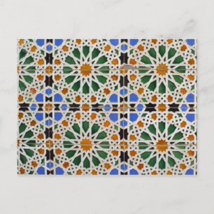 Moroccan Mosaic-vykort Vykort