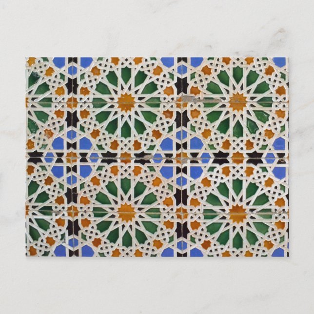 Moroccan Mosaic-vykort Vykort (Framsida)
