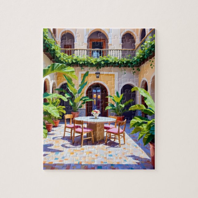 Moroccan Riad Puzzle Pussel (Vertikal)