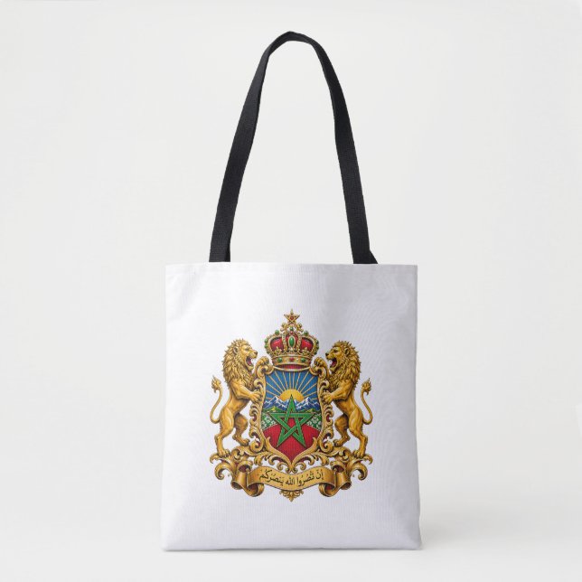 Moroccan Royal Heritage Crest T-Shirt | Tygkasse (Framsida)