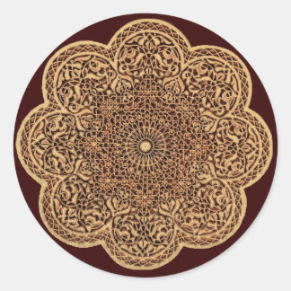Moroccan Sticker Runt Klistermärke