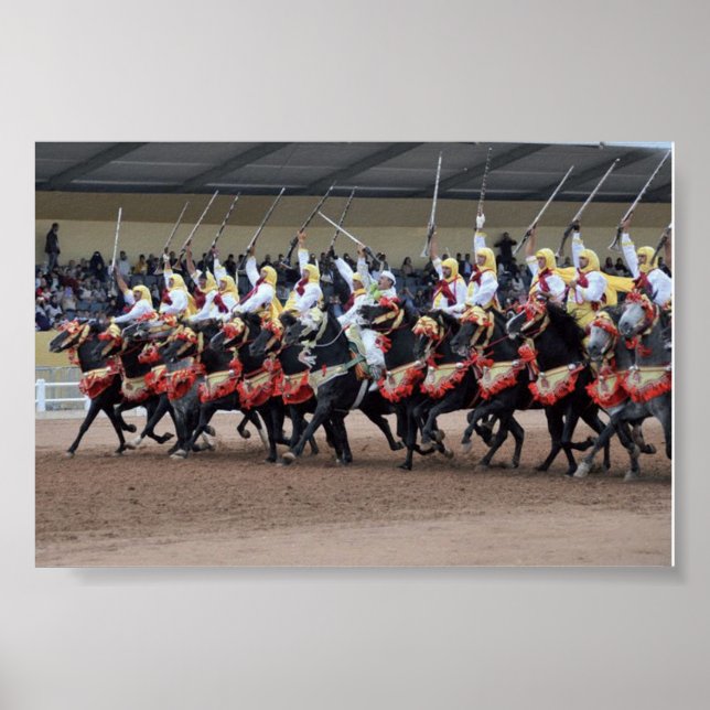 Moroccan Tbourida Poster (Framsidan)