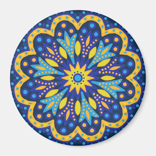 Moroccan Tile Magnet (Framsidan)
