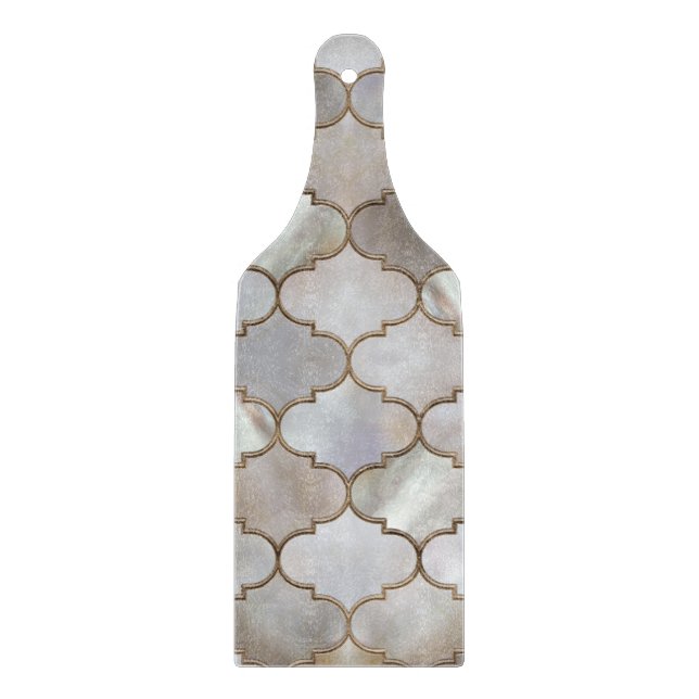 Moroccan trellis Pearl och Guld (Framsidan)