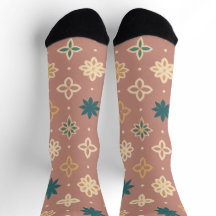 Moroccan Whispers - Elegant Geometric Sock