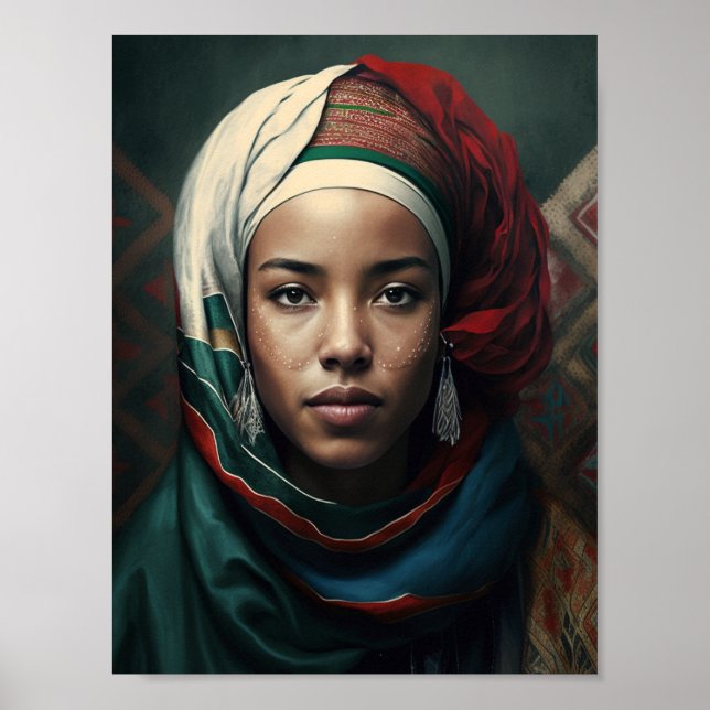 Moroccan Woman Poster (Framsidan)