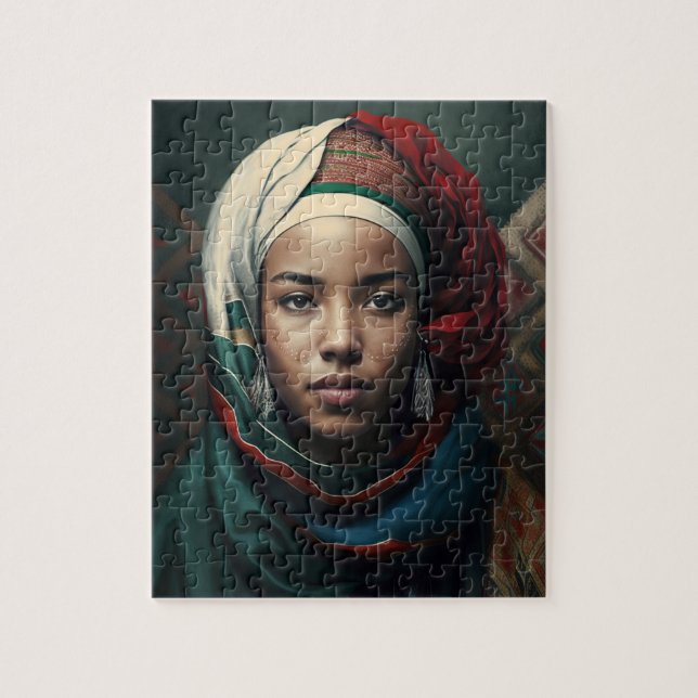Moroccan Woman Pussel (Vertikal)