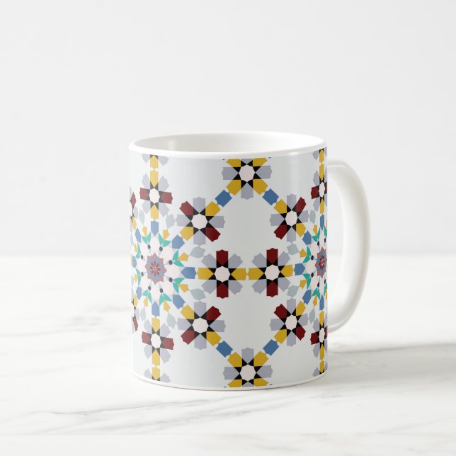 Moroccan Zelije !Moroccan Zellige Kaffemugg (Framsida höger)