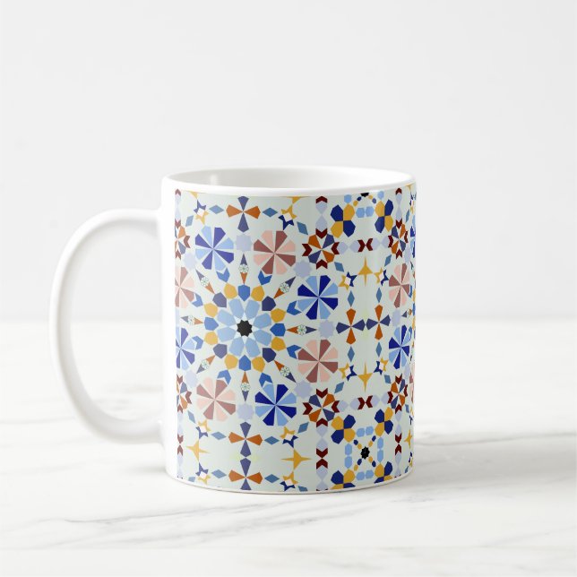 Moroccan Zelije !Moroccan Zellige Kaffemugg (Vänster)