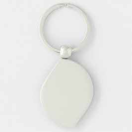 Moroccan Zellige Harmony  Swirl Silverfärgad Nyckelring