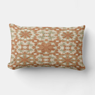 Moroccan Zellige Mosaic Throw Pillow Lumbarkudde