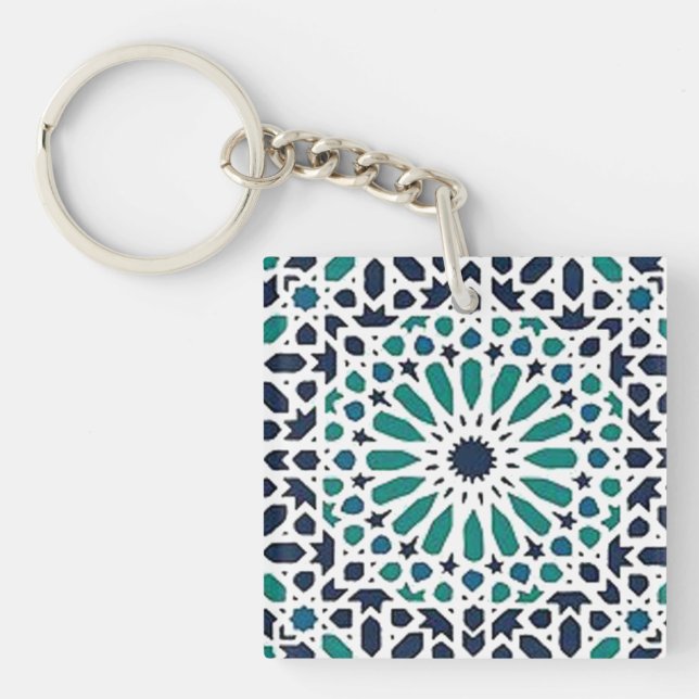 moroccanen belägger med tegel keychain (Framsidan)