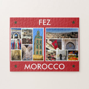 Morocco fez-scener pussel