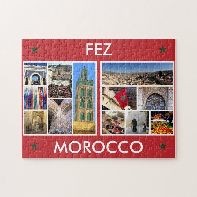 Morocco fez scenes pussel (Horisontell)