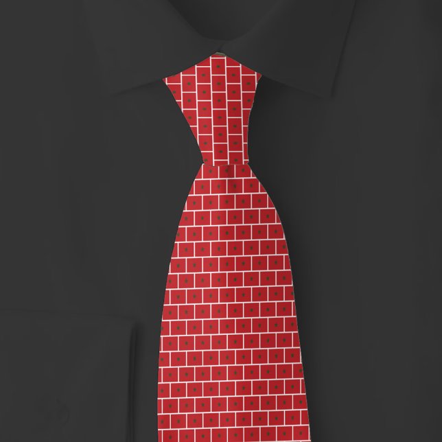 Morocco Flag Brick Pattern Slips (Skapare uppladdad)