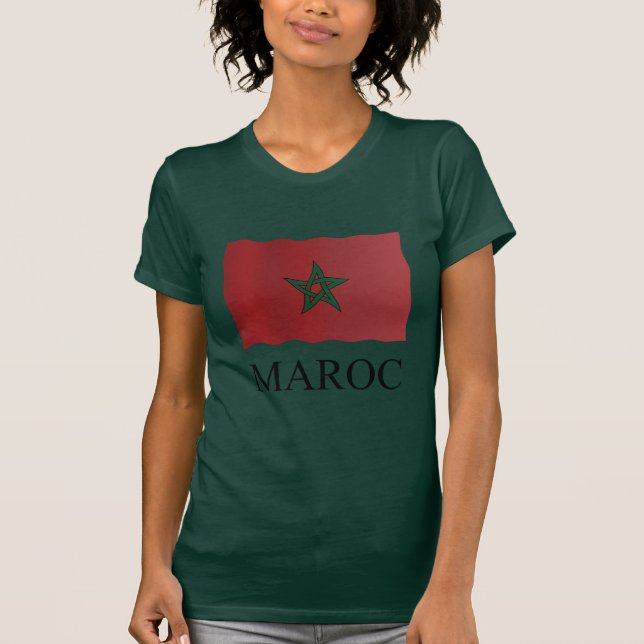 Morocco flag t-shirt (Framsida)