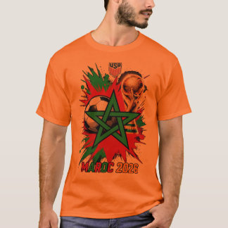 Morocco Football 2026 – Atlas Lions Fan Graphic So T Shirt
