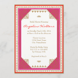 Morocco-inspirerad bröllopsfestinladning inbjudningar