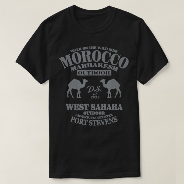 Morocco  Marrakech  Sahara  T Shirt (Design framsida)