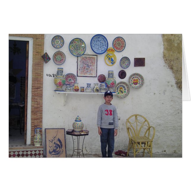 morocco mew hälsningskort (Framsidan Horizontal)