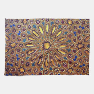 Morocco mosaic islam dekoration geometry arab kökshandduk