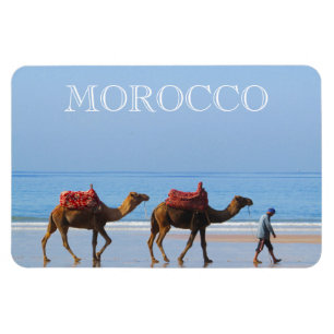 Morocco strandkameror magnet