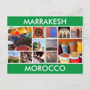 Morocco tramarrakech vykort